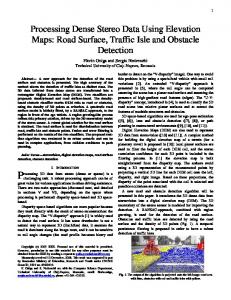 Processing Dense Stereo Data Using Elevation Maps: Road Surface