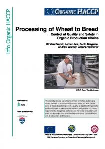 Processing of Wheat to Bread