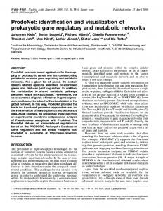 ProdoNet: identification and visualization of prokaryotic gene ...