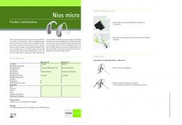 Product Information Nios micro - Phonak