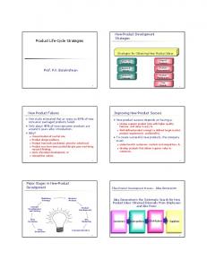 Product Life-Cycle Strategies