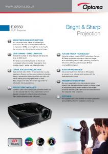 Product Sheet - Projector Central