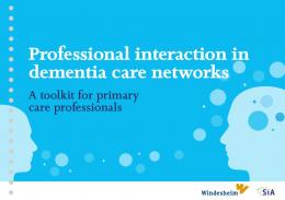 Professional interaction in dementia care networks