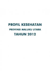 PROFIL KESEHATAN TAHUN 2012