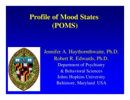 Profile of Mood States (POMS)