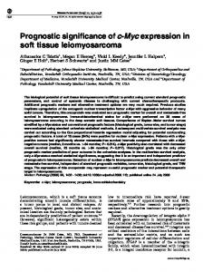 Prognostic significance of c-Myc expression in soft tissue ... - Nature