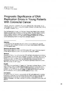 Prognostic Significance of DNA - NCBI