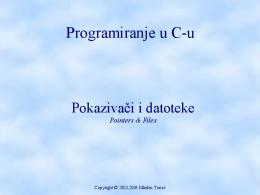 Programiranje u C-u