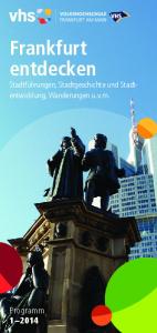 Programm Frankfurt entdecken