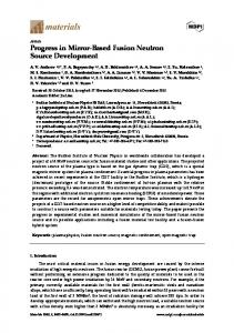 Progress in Mirror-Based Fusion Neutron Source