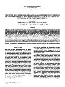 projected changes in soil organic carbon stocks upon ... - Library - WUR