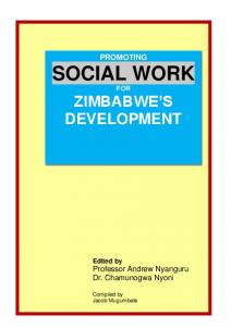 promoting social work