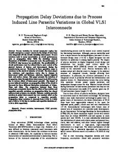 Propagation Delay Deviations due to Process Induced ... - IEEE Xplore