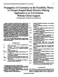 Propagation of uncertainty by the possibility theory in Choquet integral ...