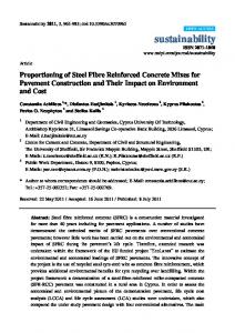 Proportioning of Steel Fibre Reinforced Concrete Mixes ... - CiteSeerX