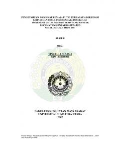 proposal penelitian - USU Institutional Repository - Universitas ...