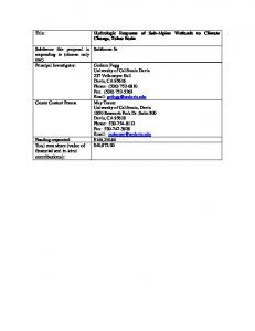 Proposal - USDA Forest Service