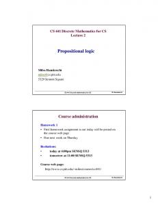 Propositional logic