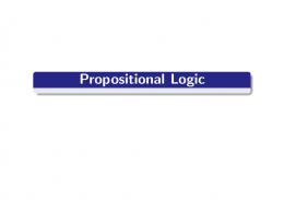 Propositional Logic