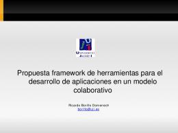 Propuesta framework de herramientas para el desarrollo de ...