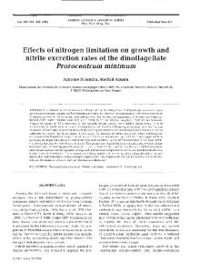 Prorocentrum minimum - Inter Research