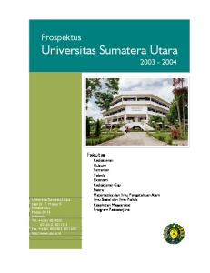 Prospektus Universitas Sumatera Utara