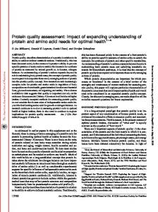 Protein quality assessment - CiteSeerX