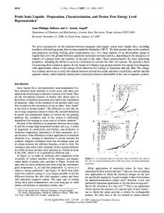 Protic Ionic Liquids - Semantic Scholar