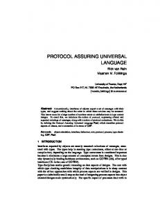 Protocol assuring Universal Language