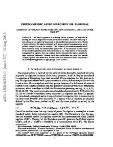 Pseudo-metric 2-step nilpotent Lie algebras