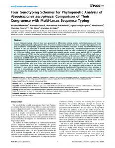 Pseudomonas aeruginosa - PLOS