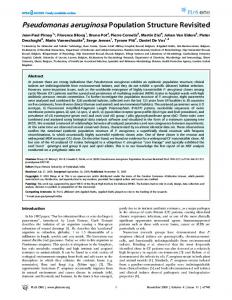 Pseudomonas aeruginosa Population Structure ... - Semantic Scholar