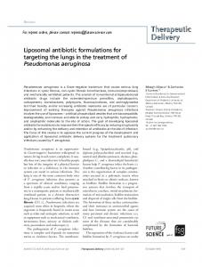 Pseudomonas aeruginosa