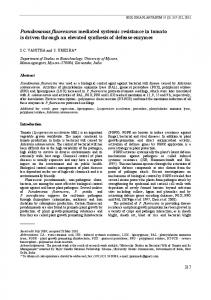 Pseudomonas fluorescens mediated systemic ... - Springer Link