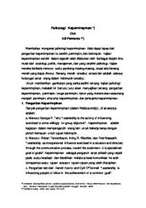 Psikologi kepemimpinan.pdf - Staff UNY