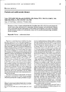 Psoriasis and cardiovascular diseases