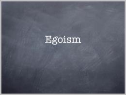 psychological egoism