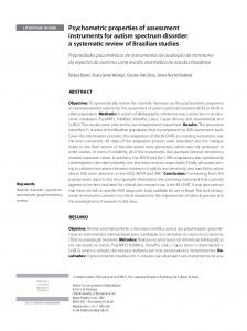 Psychometric properties of assessment