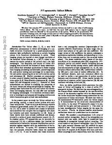 PT-Symmetric Talbot Effects