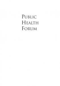 Public HealtH Forum