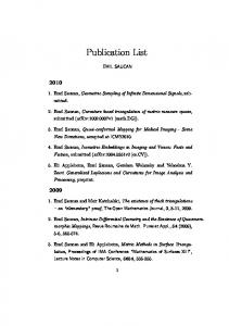 Publication List