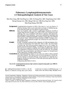 Pulmonary Lymphangioleiomyomatosis - Semantic Scholar