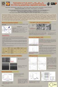 Pulsed Laser Deposition Technique