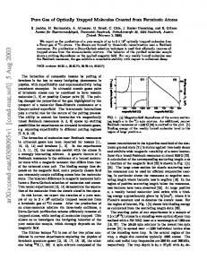 Pure Gas of Optically Trapped Molecules Created from Fermionic Atoms