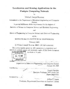 Pushpin Computing Network - CiteSeerX