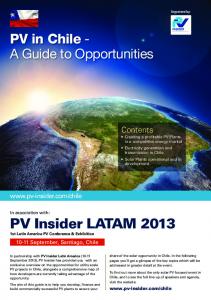 PV Insider LATAM 2013