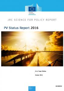 PV Status Report 2016