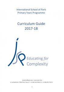 PYP Curriculum Guide