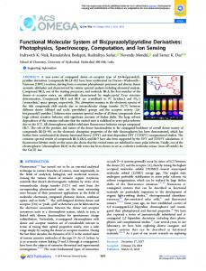 pyridine Derivatives - ACS Publications - American Chemical Society