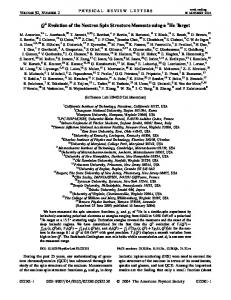 Q2 Evolution of the Neutron Spin Structure Moments ... - Jefferson Lab